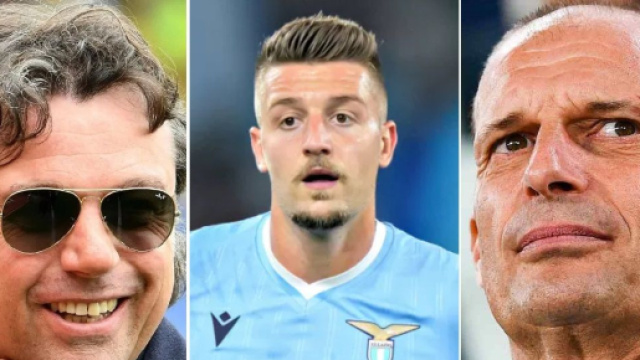 Juve, Giuntoli potrebbe cedere uno tra Chiesa e Vlahovic per arrivare a Milinkovic.