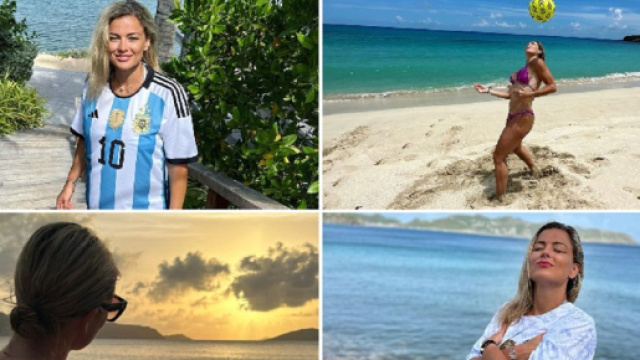 Laure Boulleau en vacances (Cr&eacute;dit photo : Instagram / @laureboulleauofficiel)