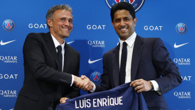 Luis Enrique est le nouveau coach du PSG (capture Twitter @psgcommunity_)
