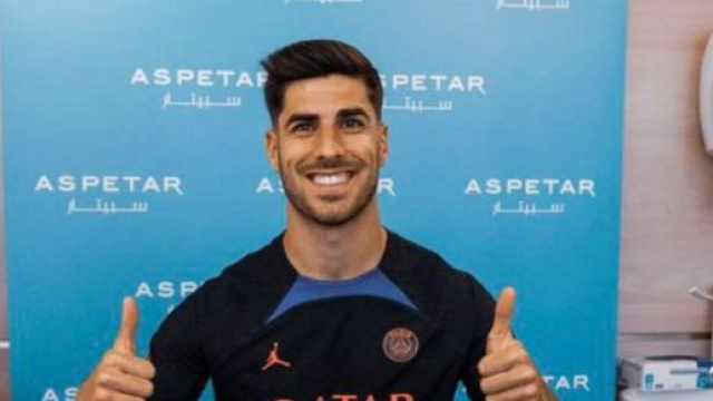 Asensio nouveau joueur du PSG. (screenshot Twitter - @psgcommunity_)