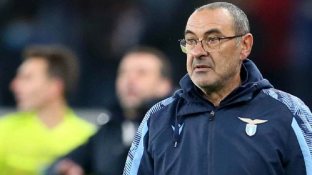 Maurizio Sarri, tecnico della Lazio.