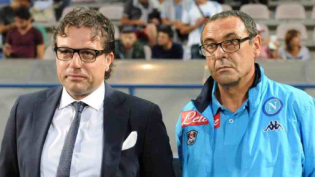 Sarri e Giuntoli insieme ai tempi del Napoli.