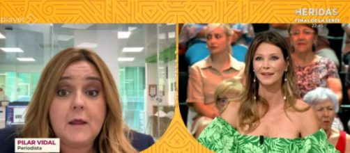 Esther Do&ntilde;a dijo que acudi&oacute; al evento junto a un amigo (Captura de pantalla de Antena 3)