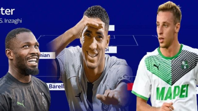 La possibile Inter 2023-2024 a disposizione di Inzaghi.