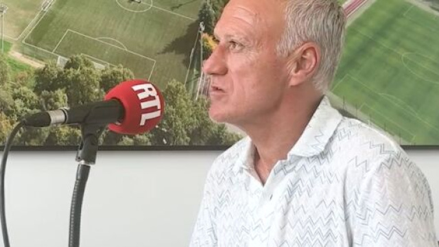 Didier Deschamps d&eacute;&ccedil;u par la finale perdue par les Bleus contre l'Argentine. (screenshot Twitter - @RTLFrance)