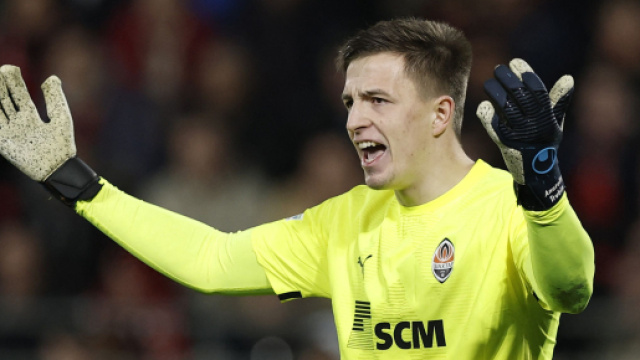 Il portiere ucraino Trubin nel mirino dell'Inter.