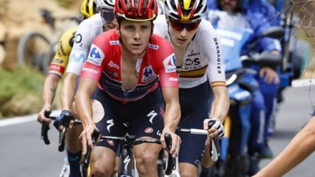 Remco Evenepoel: 'Ho gi&agrave; fatto i valori raggiunti da Pogačar e Evenepoel al Tour'.