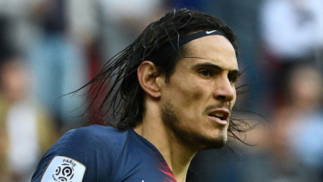 Cavani sous les couleurs du PSG (capture Twitter @panams75)
