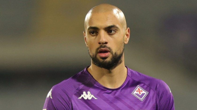 Sofyan Amrabat, centrocampista della Fiorentina.