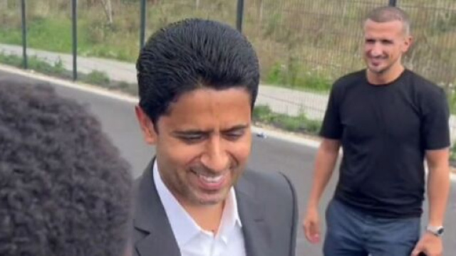 Nasser Al-Khela&iuml;fi au PSG (capture Twitter @Paris_SGINFOS)