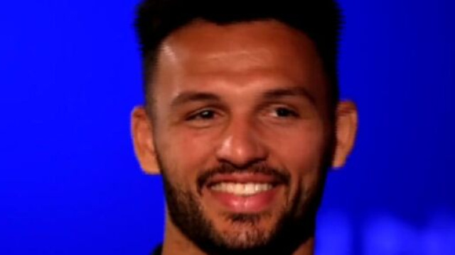 Le nouvel attaquant du PSG, Gon&ccedil;alo Ramos (capture Twitter @CanalplusFoot)