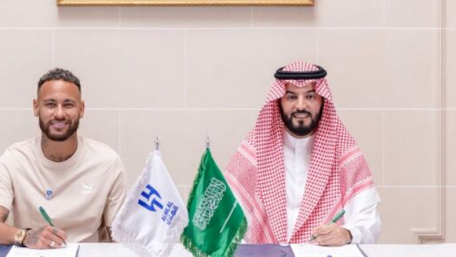 Neymar a quitt&eacute; le PSG pour l'Arabie saoudite. (screenshot Twitter - @ActuFoot_)