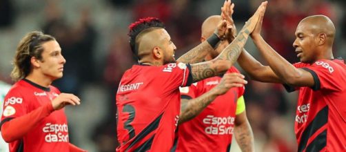 Vidal teve um gola&ccedil;o anulado (Reprodu&ccedil;&atilde;o/Facebook/clubathleticoparanaense)