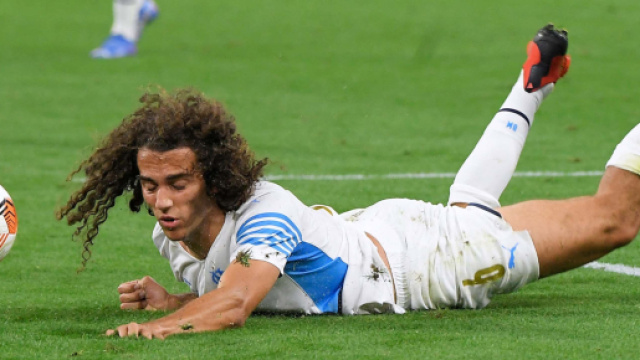 Matt&eacute;o Guendouzi en difficult&eacute; avec l'OM (capture Twitter @BFMMarseille)