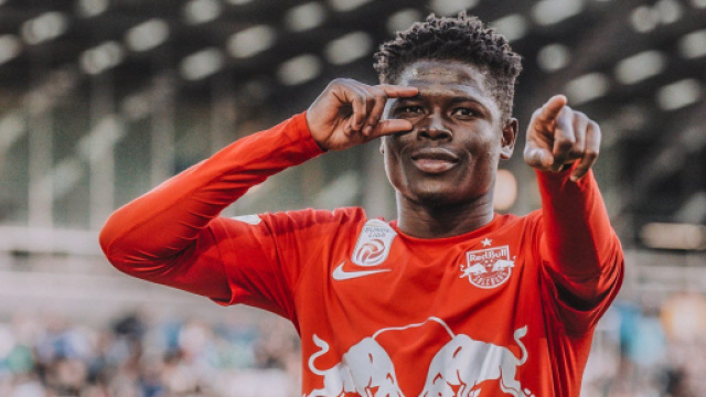 Inter, per l'attacco piace Karim Konate del Salisburgo.