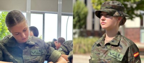 La princesa Leonor ingres&oacute; en la Academia Militar de Zaragoza tras concluir el bachillerato en un colegio de Gales (Twitter, @CasaReal)