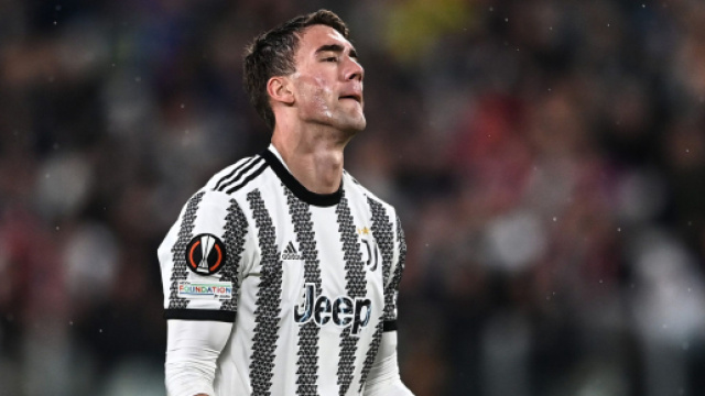 Dusan Vlahovic, attaccante della Juventus.