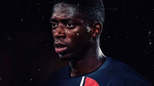 Ousmane Demb&eacute;l&eacute; &eacute;tait en tr&egrave;s belle forme avec le Bar&ccedil;a. (screenshot Twitter - @psgcommunity_))
