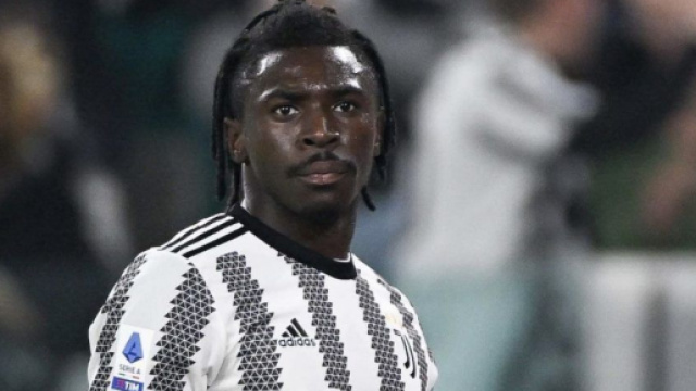 In foto Moise Kean, giocatore della Juventus.
