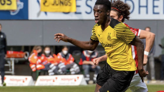 Abdoulaye Kamara, giocatore del Dortmund.