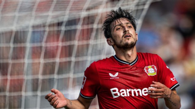 Sardar Azmoun del Bayer Leverkusen.