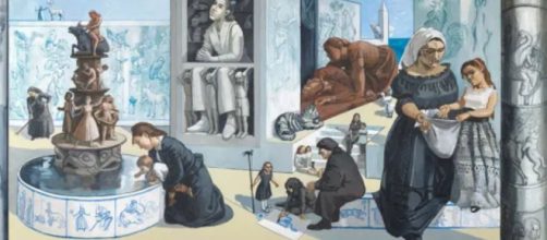 Paula Rego's 'Crivelli's Garden' (Image source: The National Gallery)