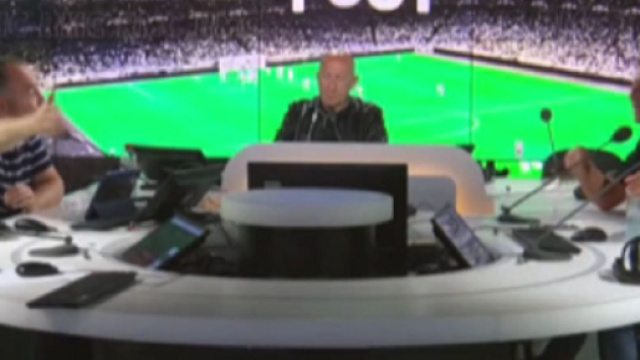 Daniel Riolo et St&eacute;phane Guy en pleine discussion (capture Twitter @AfterRMC)