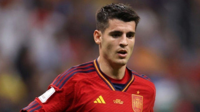 In foto Alvaro Morata, giocatore spagnolo.