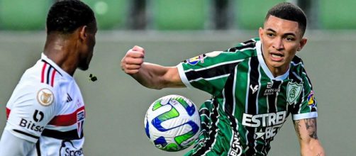 Am&eacute;rica levou a melhor sobre o S&atilde;o Paulo (Reprodu&ccedil;&atilde;o/Facebook/AmericaFutebolClube1912)