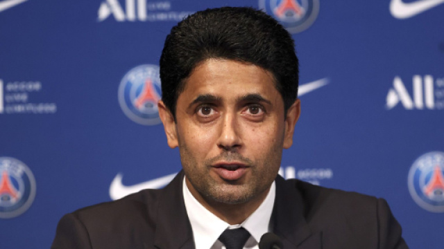 Nasser Al-Khelaifi en plein chantier (capture Twitter @ActuFoot_)