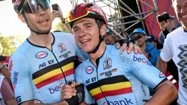 Wout van Aert e Remco Evenepoel, due dei leader del Belgio ai Mondiali di ciclismo.