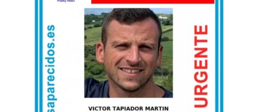 V&iacute;ctor Tapiador desapareci&oacute; el pasado 8 de marzo (Twitter, @sosdesaparecido)