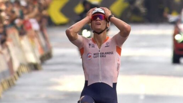 Ciclismo, Mathieu Van der Poel ha vinto i Mondiali di Glasgow