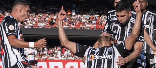 Hulk abriu o placar para o Atl&eacute;tico MG (Reprodu&ccedil;&atilde;o/www.facebook.com/atletico)