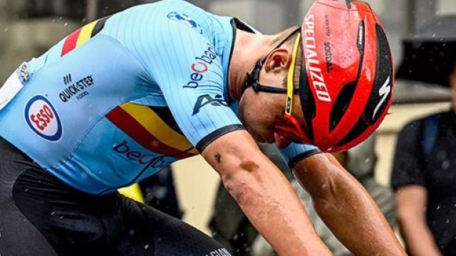 Remco Evenepoel ai Mondiali di ciclismo di Glasgow