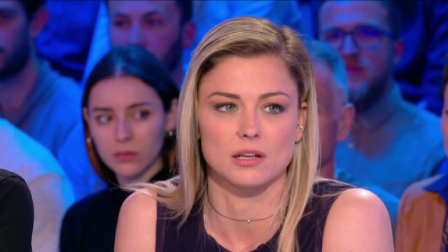 La consultante Laure Boulleau dans le CFC (capture Twitter @canalplus)