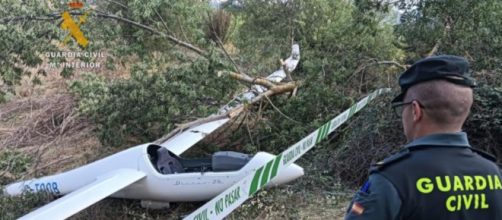 El piloto ingl&eacute;s acud&iacute;a todos los a&ntilde;os al aer&oacute;dromo en la provincia de Huesca (Twitter/guardiacivil)