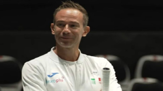 Il capitano di Coppa Davis, Filippo Volandri.