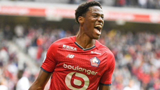 In foto Jonathan David, giocatore del Lille.