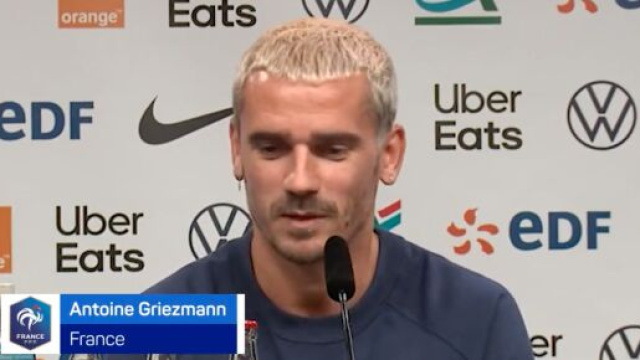 Antoine Griezmann en grande forme avec l'&eacute;quipe de France. (screenshot Twitter - @equipedefrance)