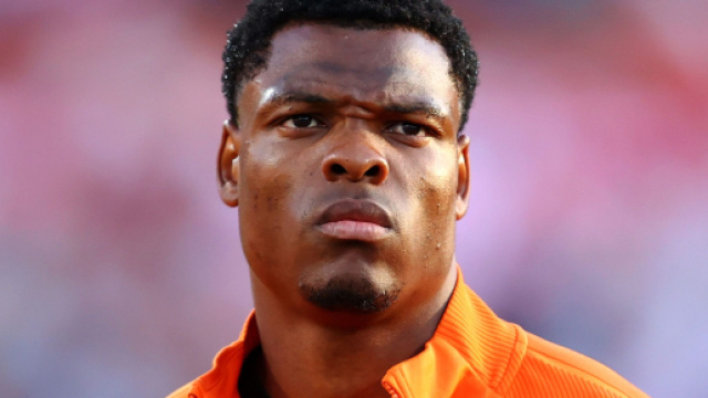 Denzel Dumfries, olandese dell'Inter.