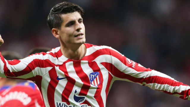 In foto Morata, attaccante dell'Atletico Madrid.