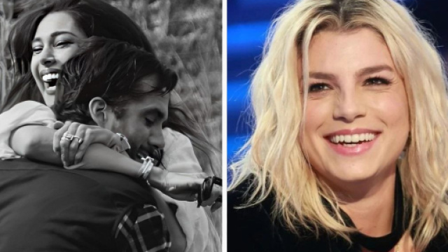 Belen Rodriguez sempre pi&ugrave; social con Elio: Emma Marrone approva la storia e mette 'like'.