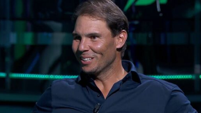Rafael Nadal, grand fan du Real Madrid, souhaite que Mbapp&eacute; porte les couleurs de son club tr&egrave;s bient&ocirc;t. (@MovistarFutbol)