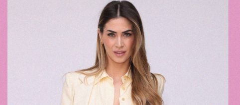 Tendenze moda per l'autunno 2023: il blazer in pelle di Melissa Satta e la gonna lunga