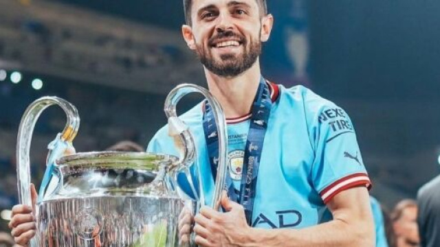 Manchester City vainqueur de la Ligue des champions en 2023. (screenshot Twitter - @Trivela_FR)