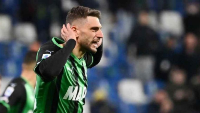 In foto Domenico Berardi, giocatore del Sassuolo.