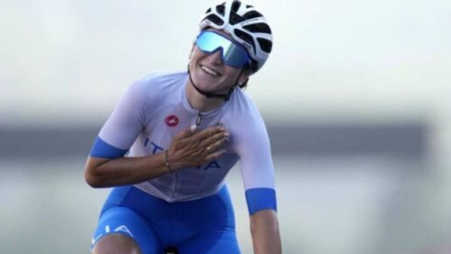 Ciclismo, Elisa Longo Borghini, medaglia di bronzo alle scorse Olimpiadi.