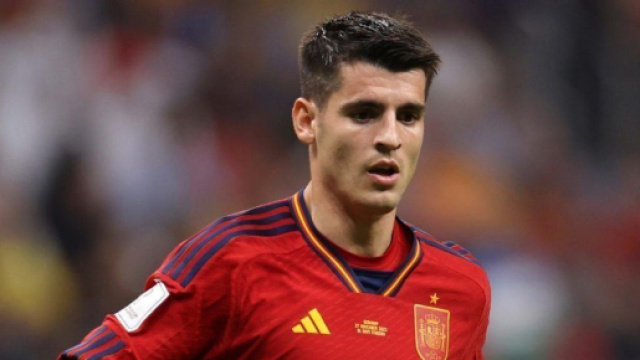 In foto Alvaro Morata, giocatore spagnolo.