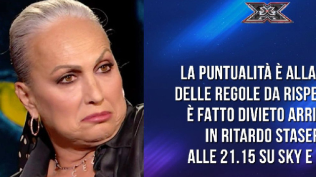 Amici 23, X Factor copia il regolamento della prof Celentano: grafica identica sul web.